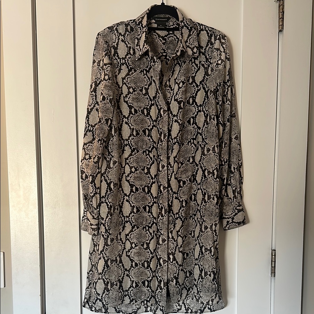 Club Monaco Snake Print Dress